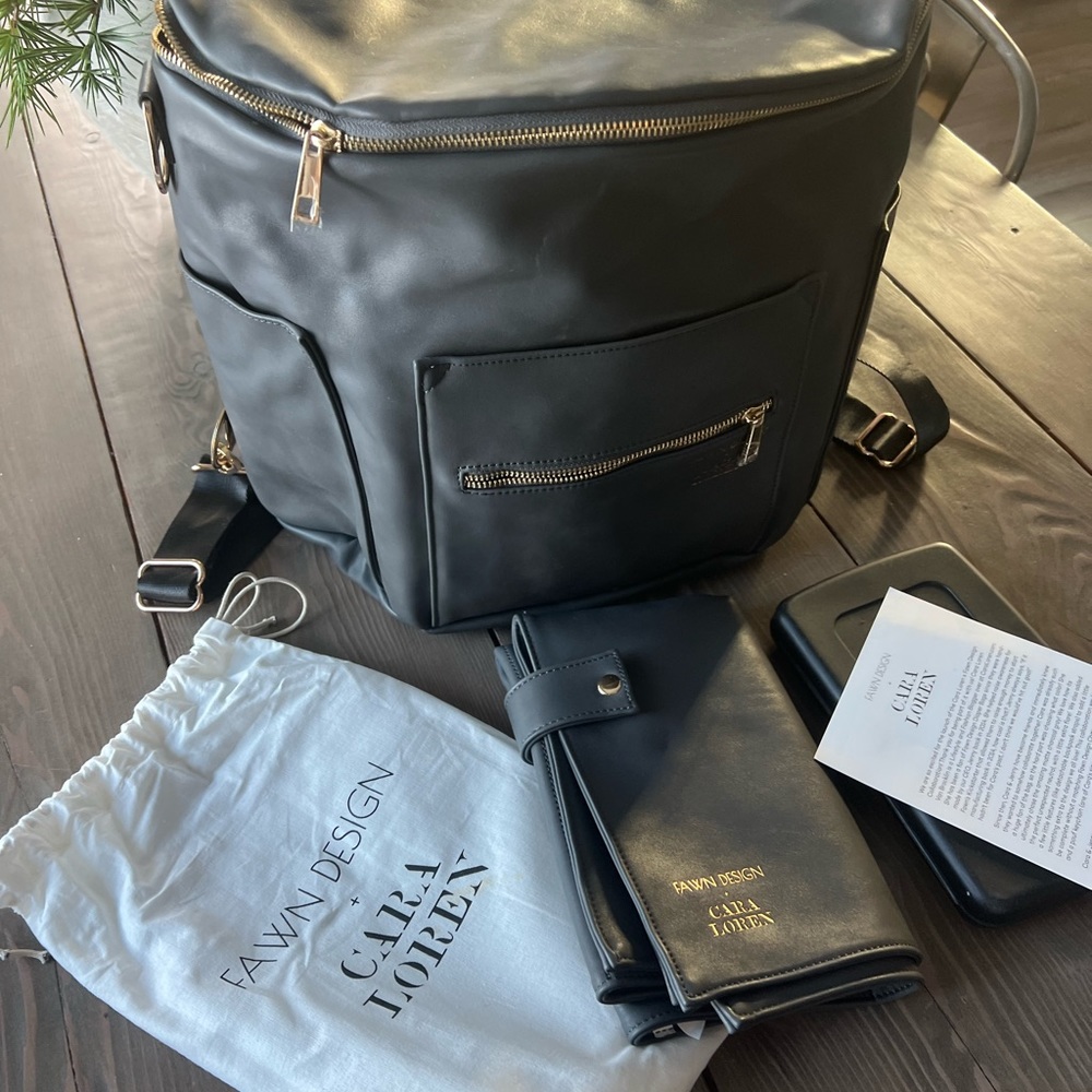 BRAND NEW CARA LOREN x Fawn Design Diaper Bag